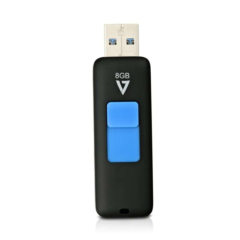 V7 VF38GAR-3E unità flash USB 8 GB tipo A 3.2 Gen 1 (3.1 1) Nero, Blu