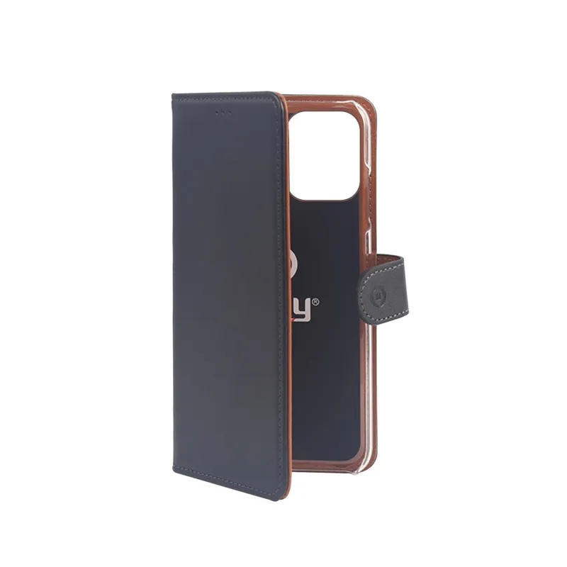  Wally custodia per cellulare 15,5 cm (6.1") Custodia a libro Nero, Marrone