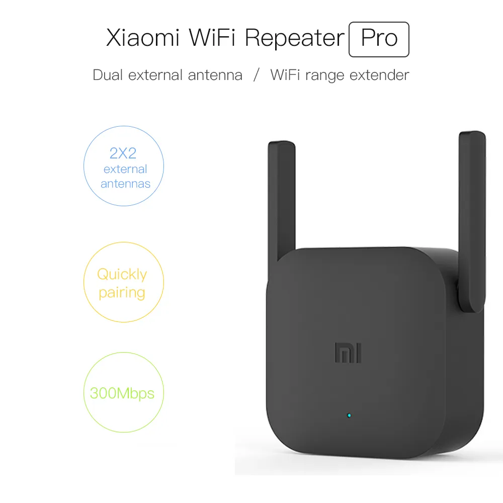 Xiaomi Mi WiFi Repeater Pro Extender 300Mbps Wireless Router Wireless Signal Enhancement Network Wireless Router