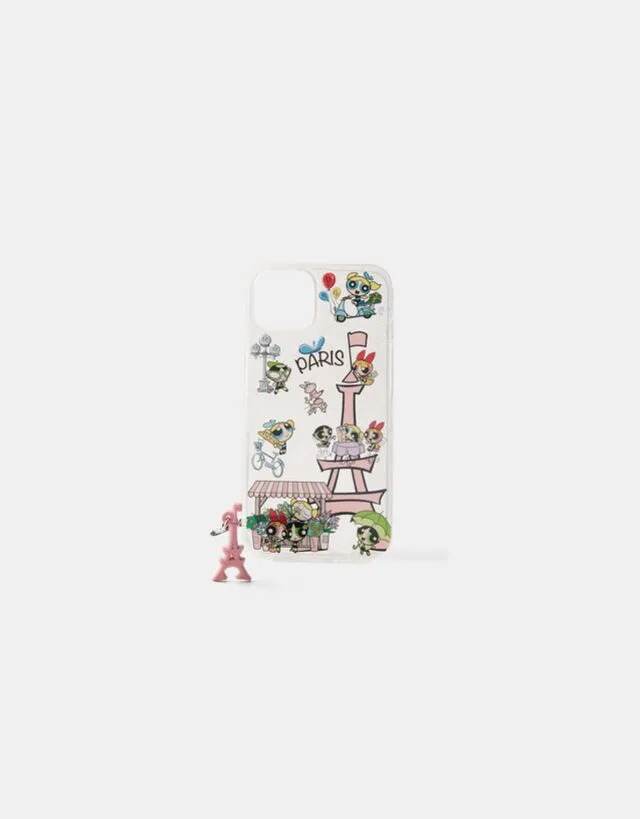 Bershka Cover Cellulare Iphone Le Superchicche Con Charm Donna Iphone 11 / Xr Rosa