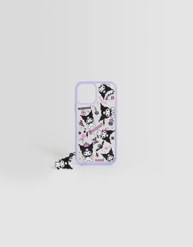 Bershka Cover Cellulare Iphone Kuromi Charm Donna Iphone 11 / Xr Viola