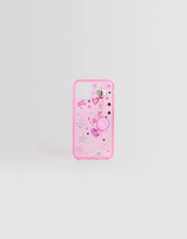 Bershka Cover Cellulare Iphone Barbie Con Charm Donna Iphone 13 Rosa