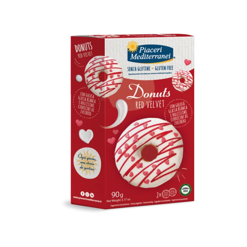  Donuts Red Velvet Senza Glutine 90 g