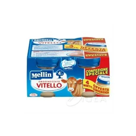  Omogeneizzati al Vitello 4 vasetti 80 g