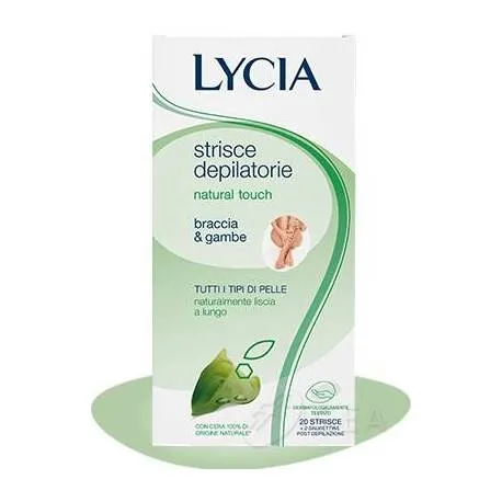  Cera Naturale Strisce depilatorie per braccia e gambe 20 strisce