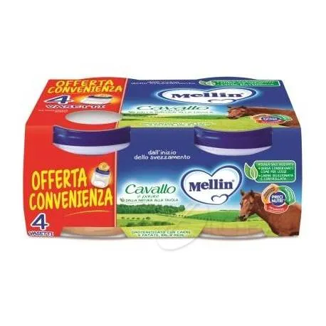  Omogeneizzato di Carne di Cavallo e Verdure 4 vasetti