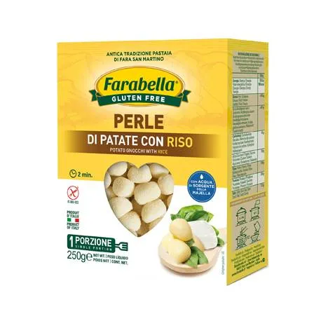  Perle di Patate Gnocchi di Patate con Riso Dietetici Senza Glutine 250 g