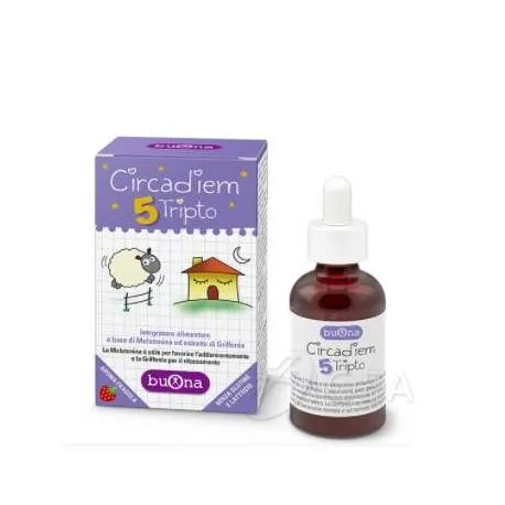  Circadiem 5 Tripto Integratore di Melatonina 30 ml