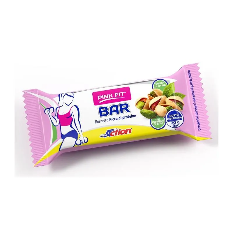 ProAction Pink Fit Bar Pistacchio 30 G