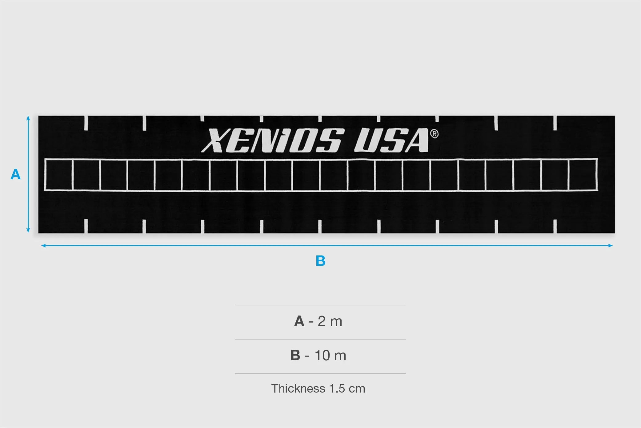 XFloor - RULER Track - Erba artificiale nera