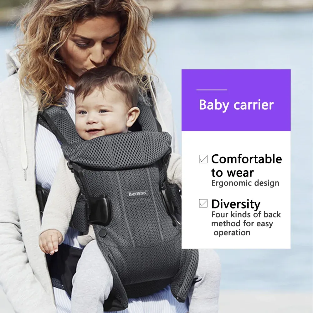 Baby Bjorn Baby Strap Mesh Front Hold-Style Baby Hug Baby Artifact out Simple Lightweight Multi-Function
