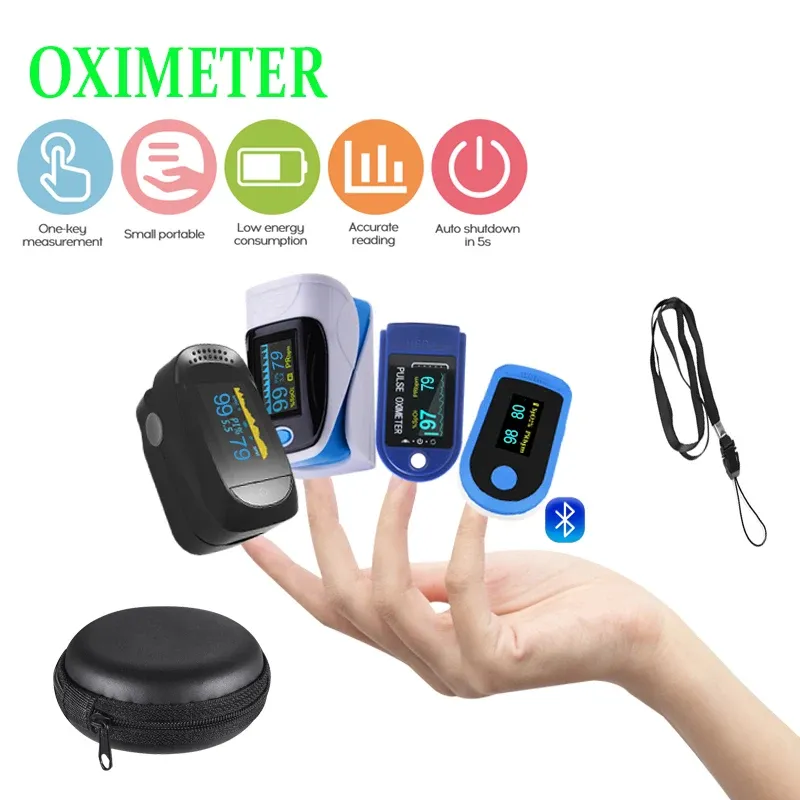 Medical Digital Fingertip Pulse Oximeter OLED Display Blood Oxygen Sensor Measurement Meter for Home Sports De Dedo Oximeter