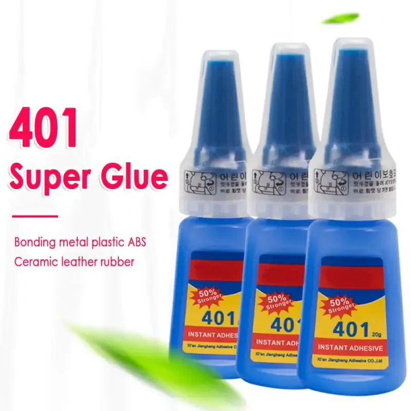 1PCS 401 Instant Fast Adhesive 30ML Bottle Stronger Super Glue Multi-Purpose Fix HOT Super Strong Liquid Colorless Glue TSLM1