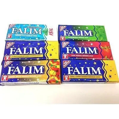 Falim sugarless chewing gum , sugar free (7x5 pack) 35 gums, gift option