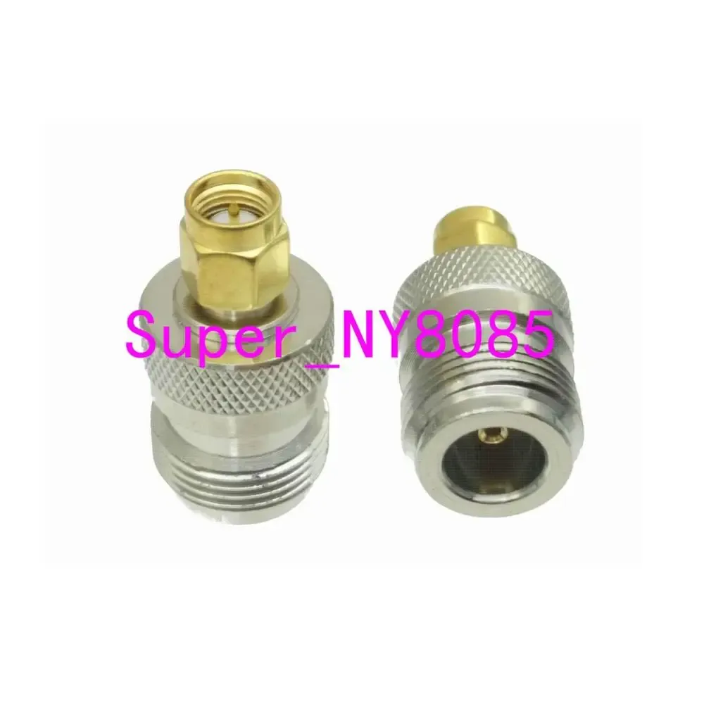 Adapter N female jack to SMA male plug straight RF COAXIAL