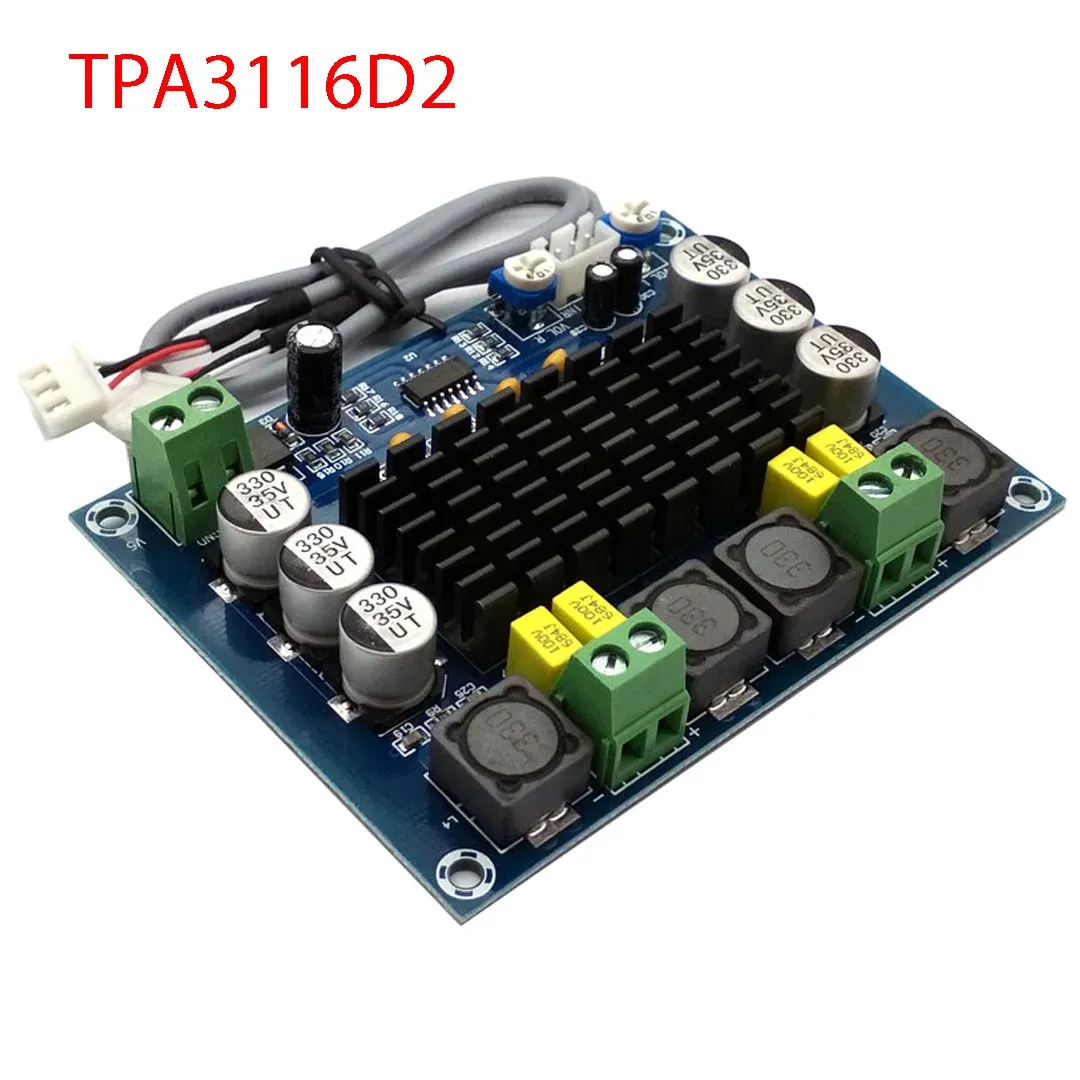 NEW TPA3116 Dual-channel Stereo High Power Digital Audio Power Amplifier Board TPA3116D2 Amplifiers 2*120W Amplificador DIY