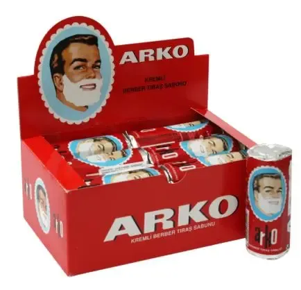 Arko Stick Shaving Soap 75 Gr x 10 Pcs Stick Barbers Choice for Traditional Shave BEST