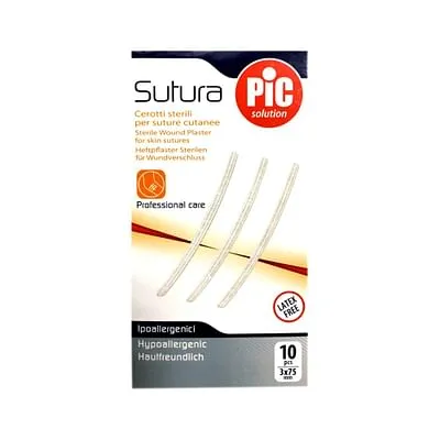 CEROTTO PER SUTURA PIC SOLUTION 3 X 75 MM 10 PEZZI