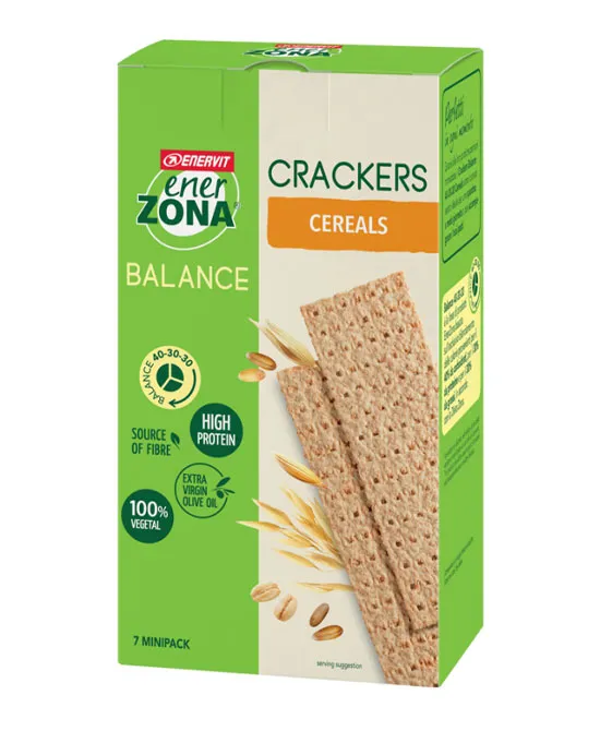 Enerzona Crackers Cereals 175 Grammi 7 Minipack