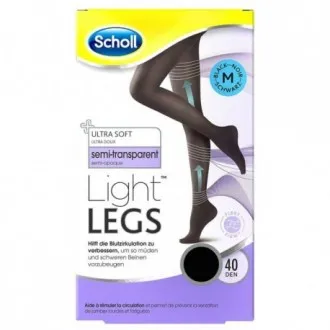 SCHOLL COLLANT LIGHT LEGS 40 DENARI NERO MEDIUM 1 PAIO