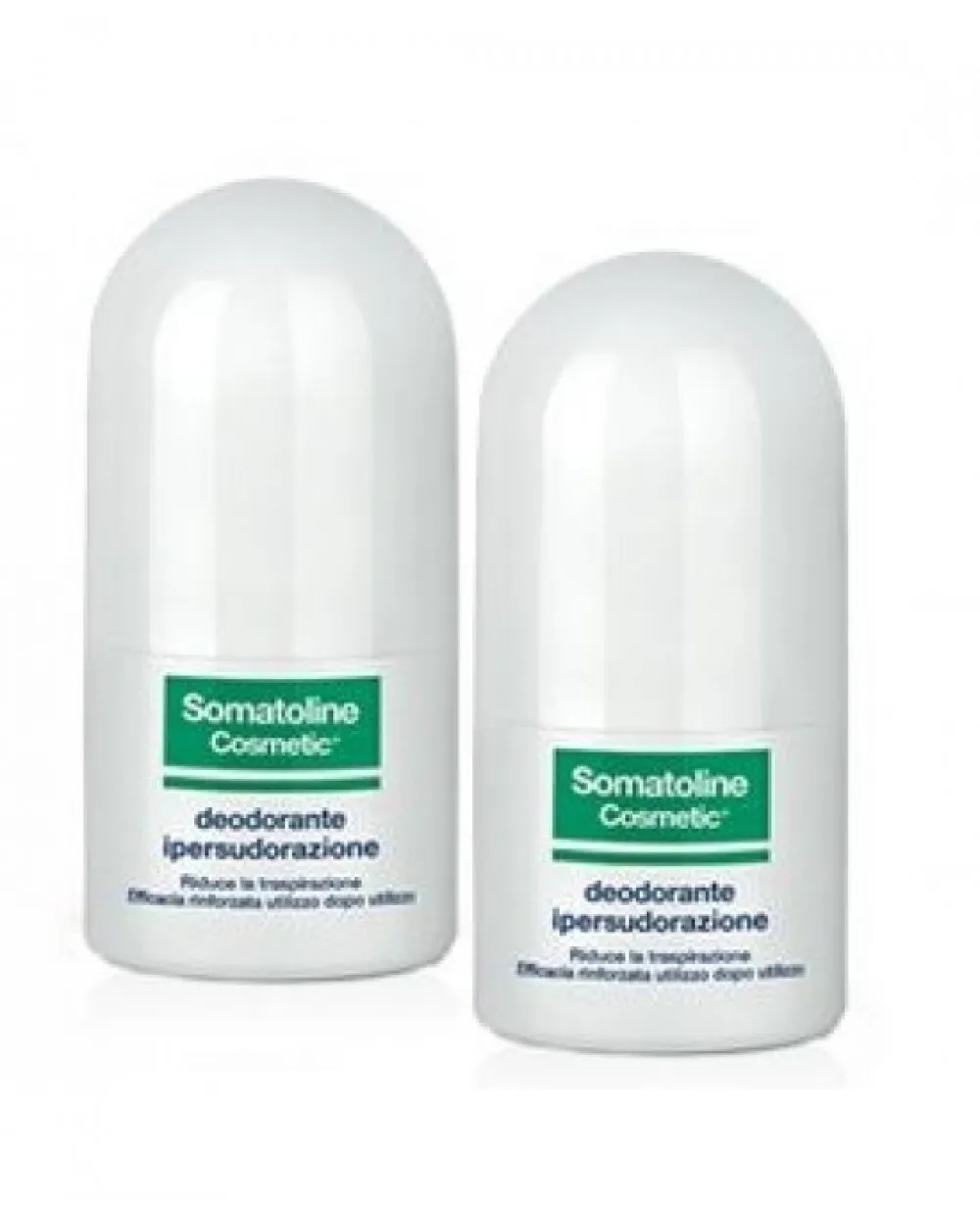 Somatoline Cosmetic Deodorante Ipersudorazione Roll-on Duetto 2x40 Ml