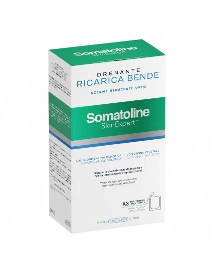 Somatoline Skin Expert Bende Snellenti Drenanti Kit Ricarica