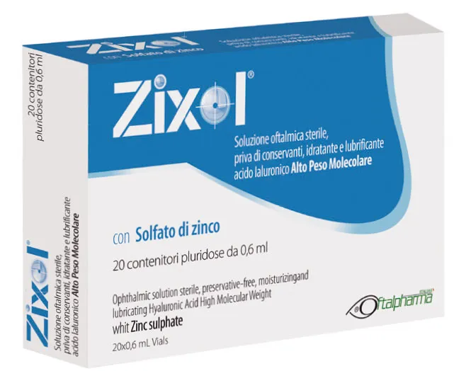 Zixol Pluridose Gocce Oculari 20 fl 0,6ml