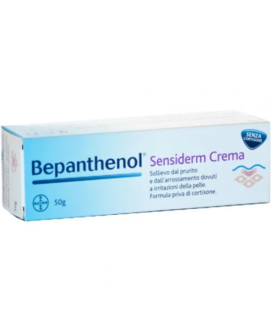 Bayer Bepanthenol Sensiderm Crema Sollievo Al Prurito 50g