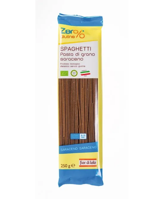 Zero% Glutine Spaghetti Di Grano Saraceno Biologico 250g