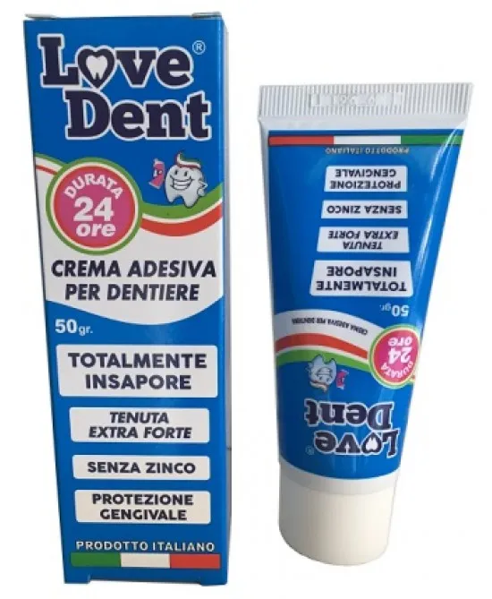 Love Dent Crema Adesiva Per Protesi Dentarie 50g