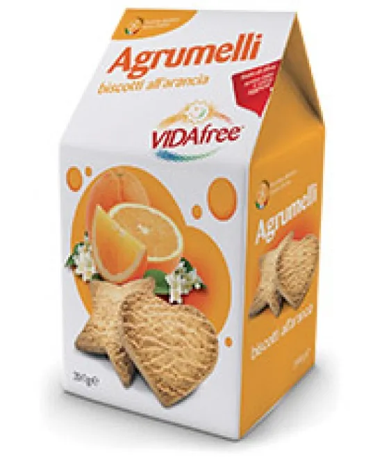 Vidafree Agrumelli Biscotti All'Arancia Senza Glutine 200g