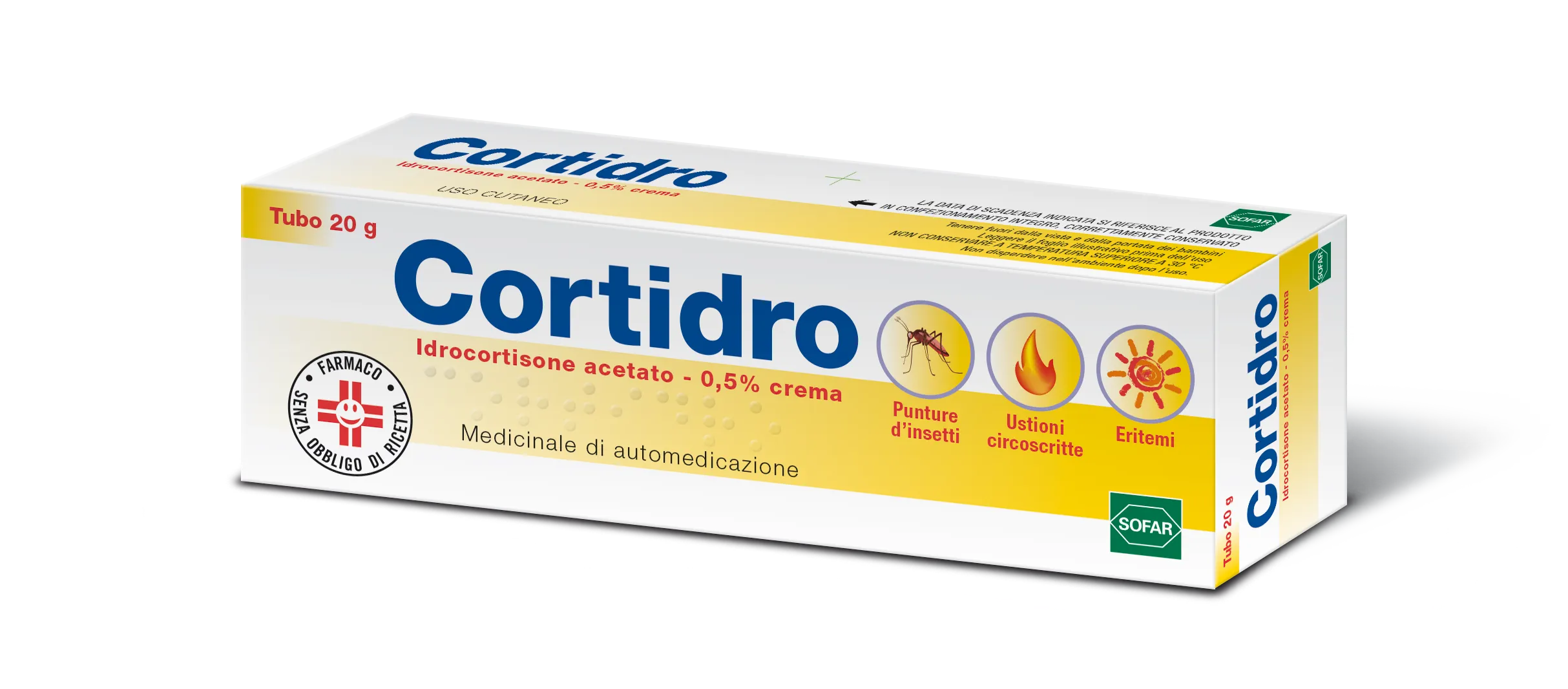 Cortidro Crema 20 Grammi 0,5%