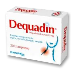 Dequadin*20cpr 0,25mg