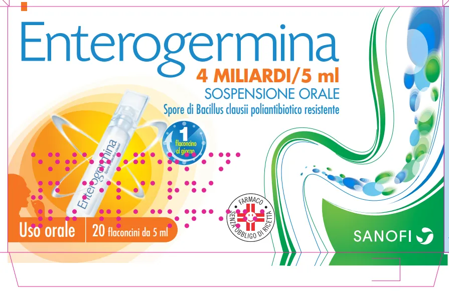 Enterogermina*os 20fl 4mld 5ml