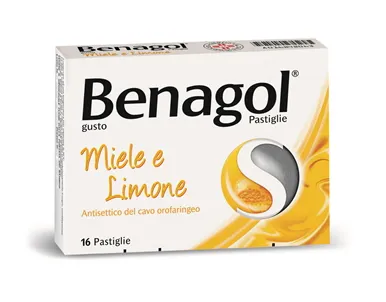 Benagol Aroma Miele E Limone 16 Pastiglie Mal Di Gola