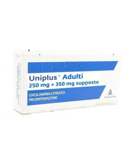 Uniplus*ad 10supp 250mg+350mg