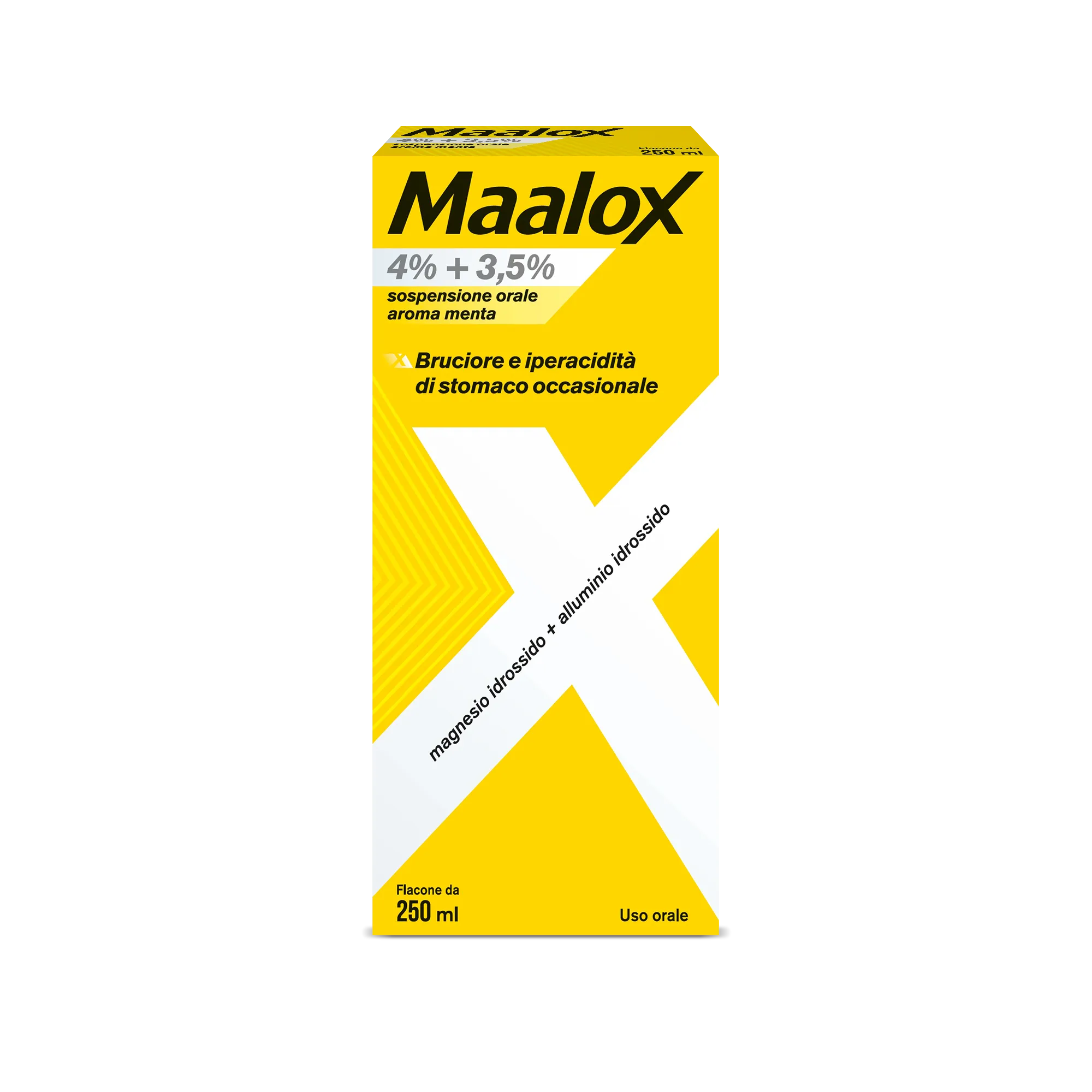 MAALOX*OS SOSP 250ML 4%+3,5%