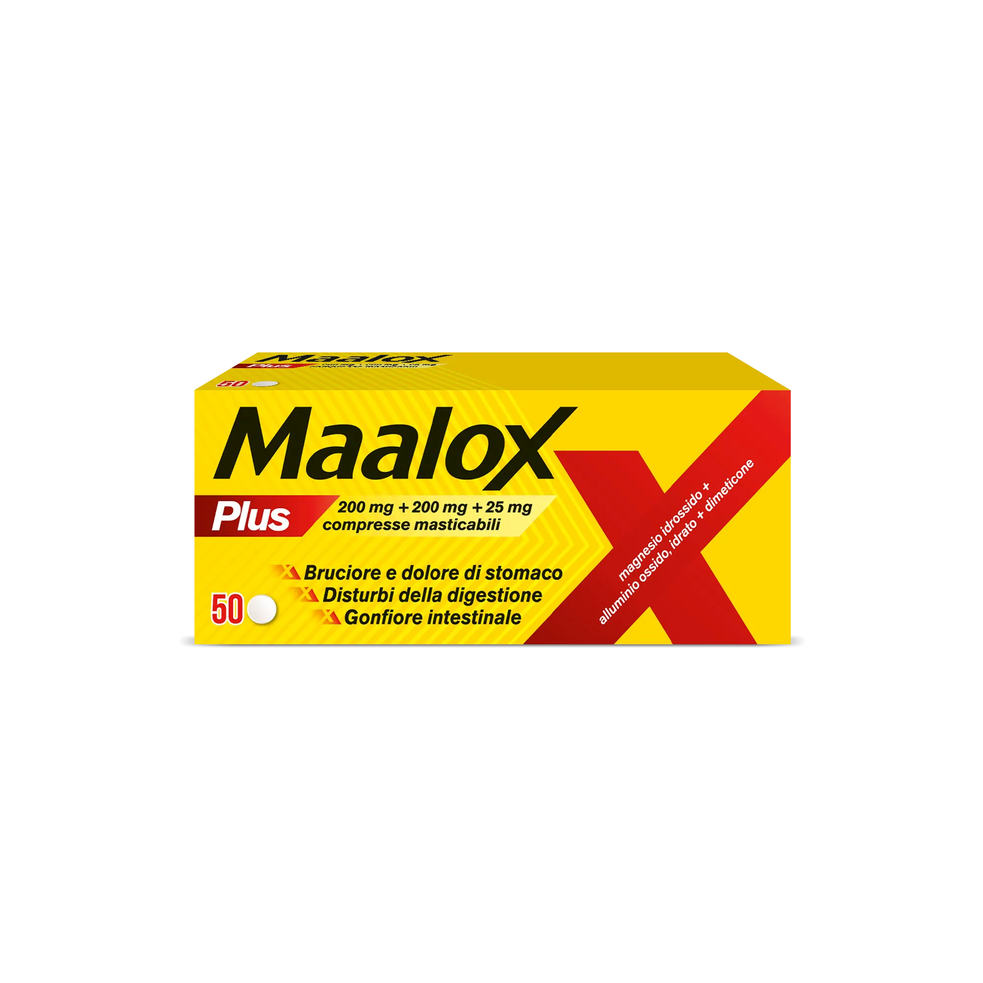 Maalox Plus 50 Cpr Mast