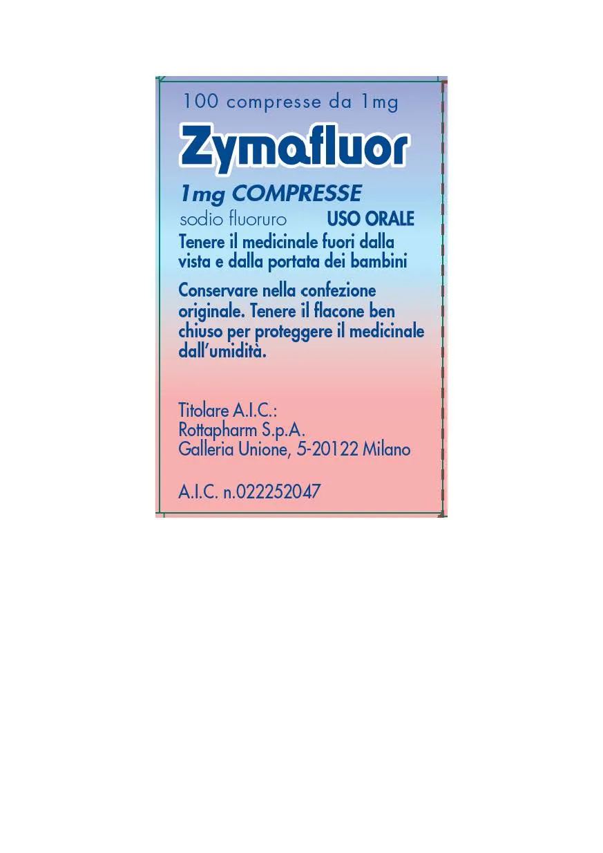 Zymafluor*100cpr 1mg