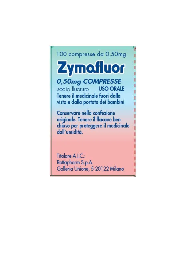 Zymafluor*100cpr 0,50mg