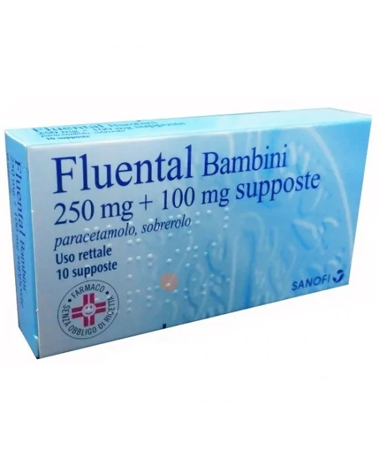 Fluental*bb 10supp 250mg+100mg