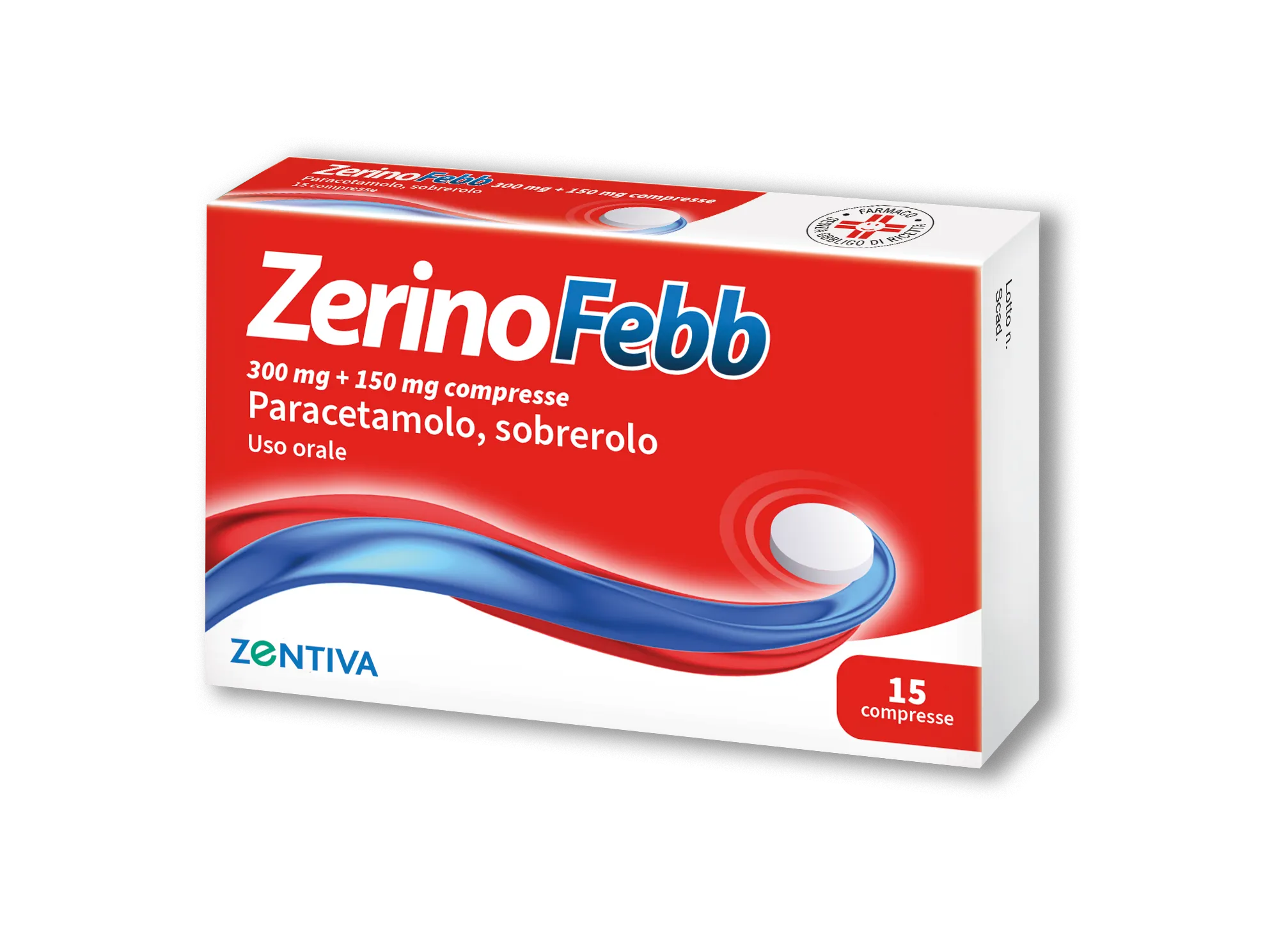 ZERINOFEBB*AD 15CPR 300+150MG