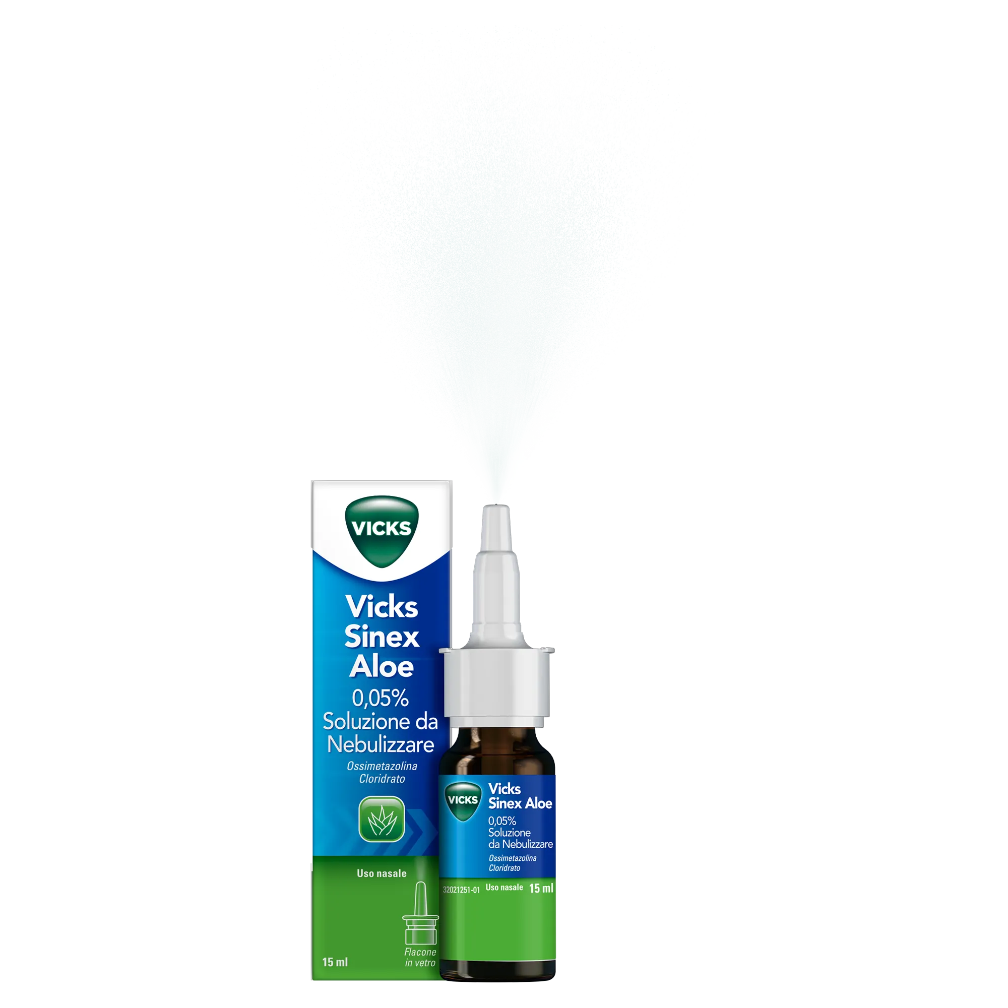 Vicks Sinex Aloe*neb 15ml0,05%