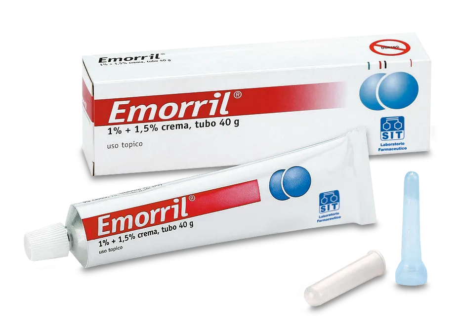 EMORRIL*CREMA 40G 1%+1,5%