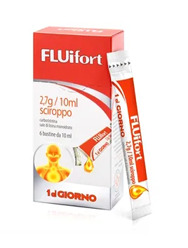 Fluifort Sciroppo 6 Buste 2,7g 10 Ml