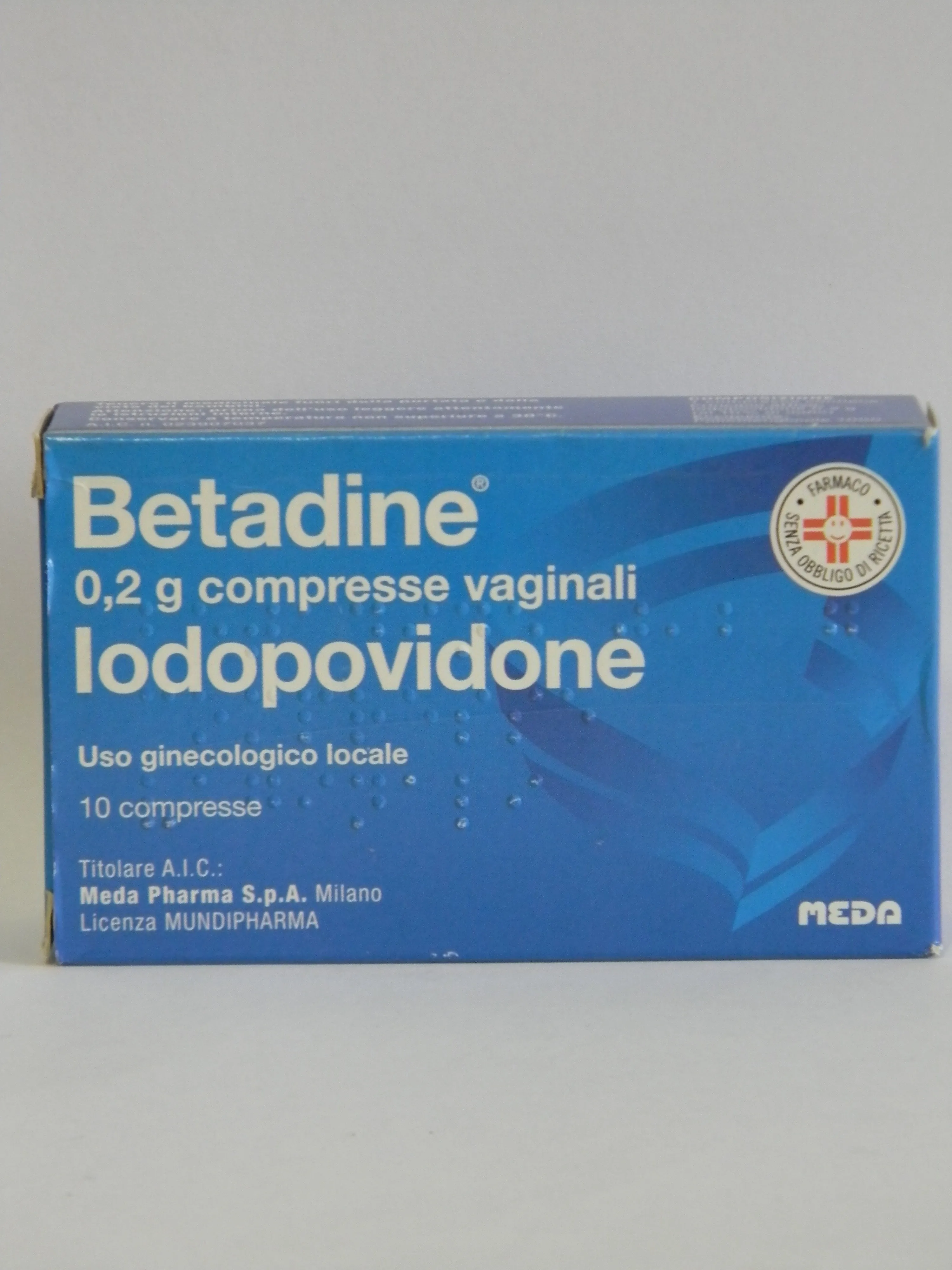 BETADINE*10CPR VAG 200MG