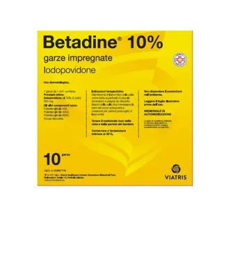 Betadine*10garze Impregn 10x10