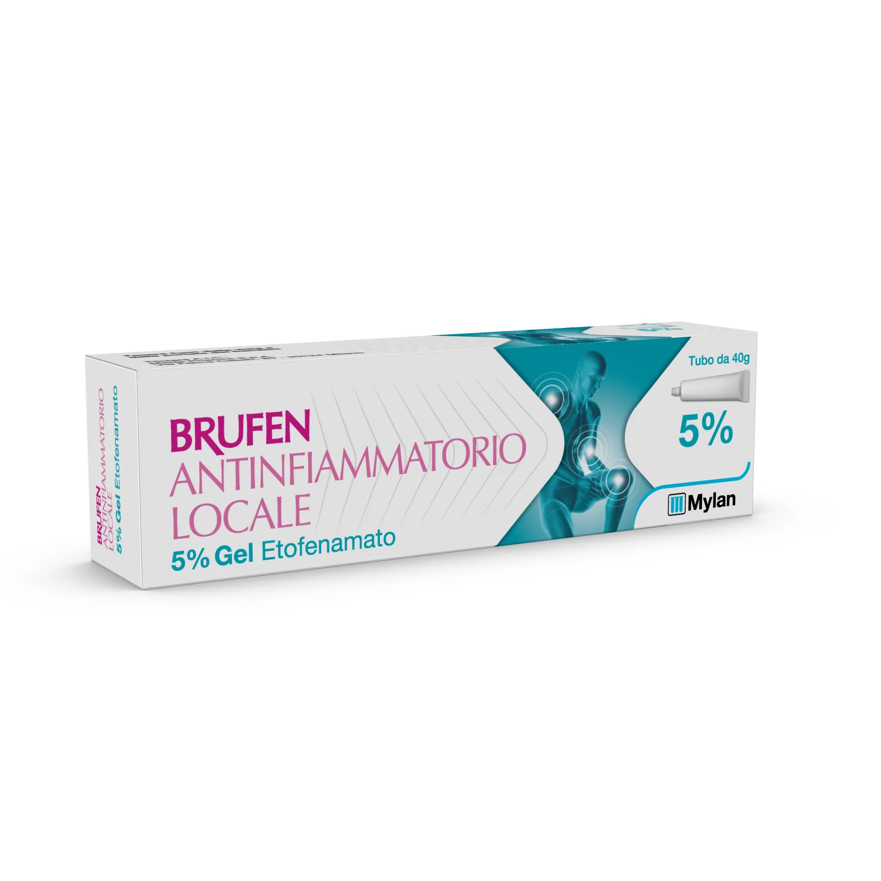 BRUFEN ANTINFIAMMAT*GEL 40G 5%