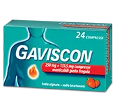 Gaviscon*24cpr Frag250+133,5mg