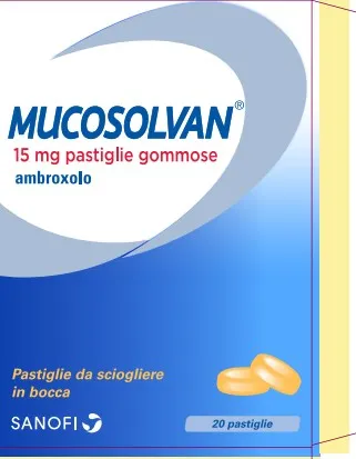 MUCOSOLVAN*20PASTL 15MG